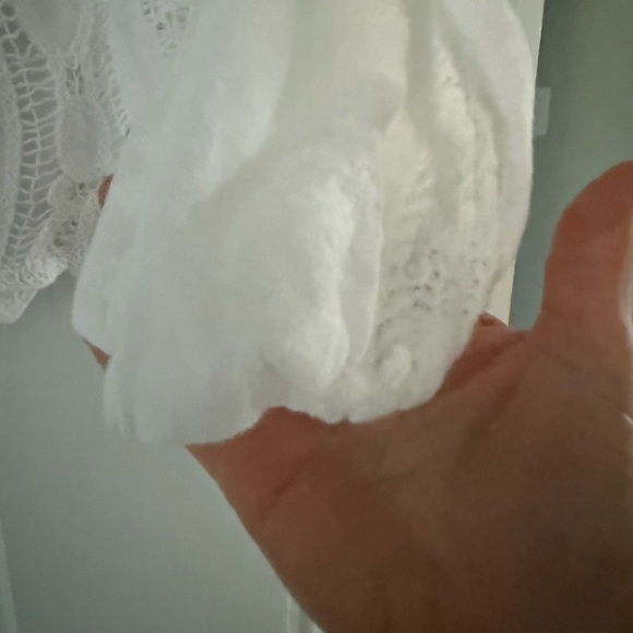 ba&sh White Lace ETLIN Blouse - Picture 6 of 6